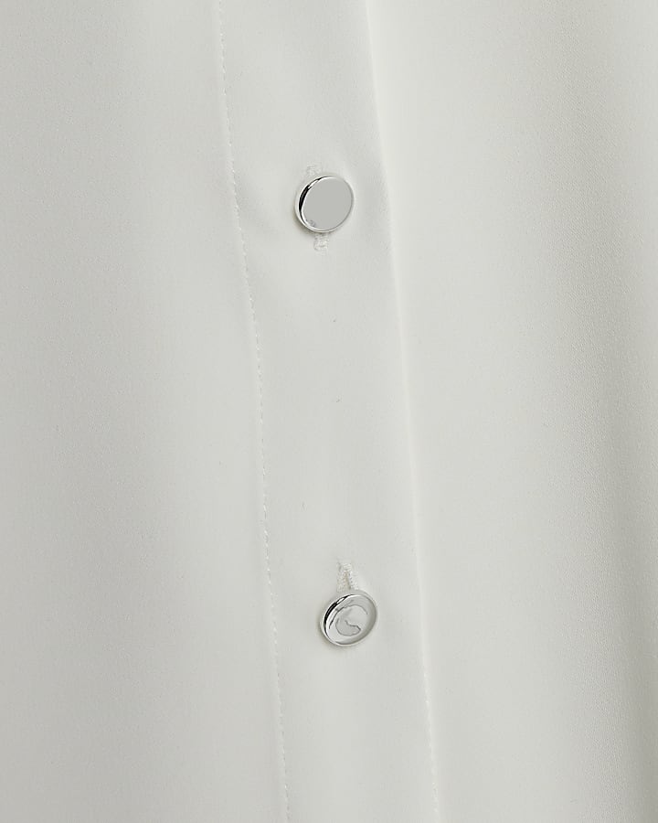 Cream Short Sleeve Shirt