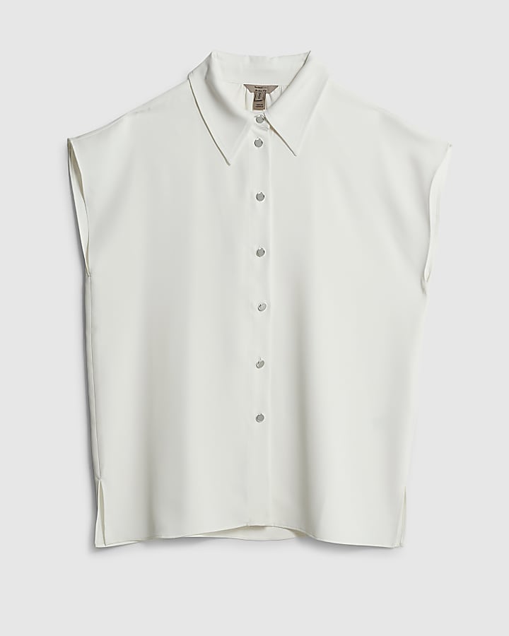 Cream Short Sleeve Shirt