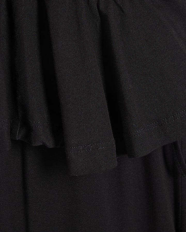 Black Balloon Trouser and Cami Loungewear Set