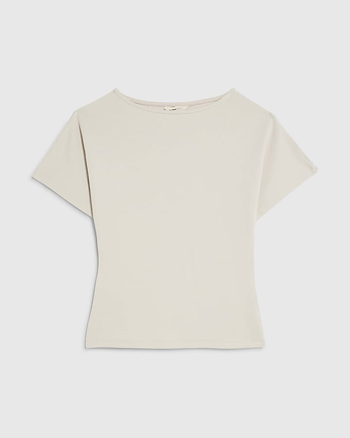 Cream Premium Short Sleeve Kimono Top