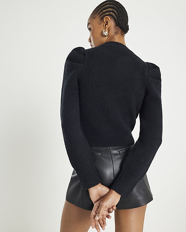 Black Pearl Embellished Jumper