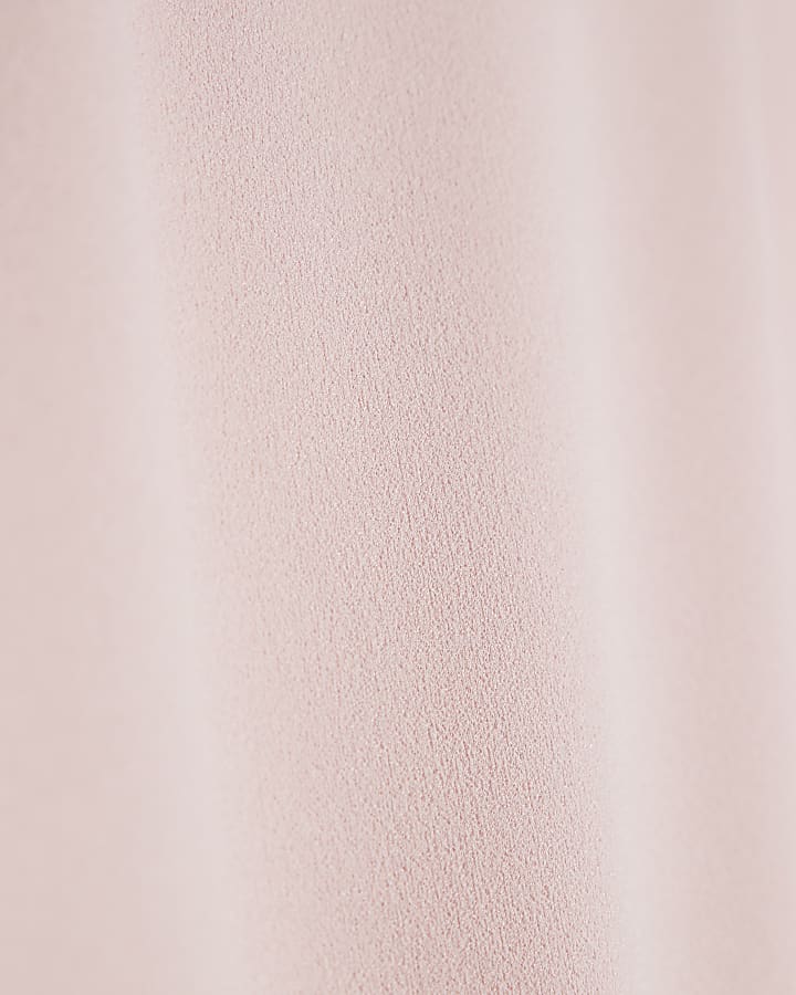 Pink A Line Mini Skirt