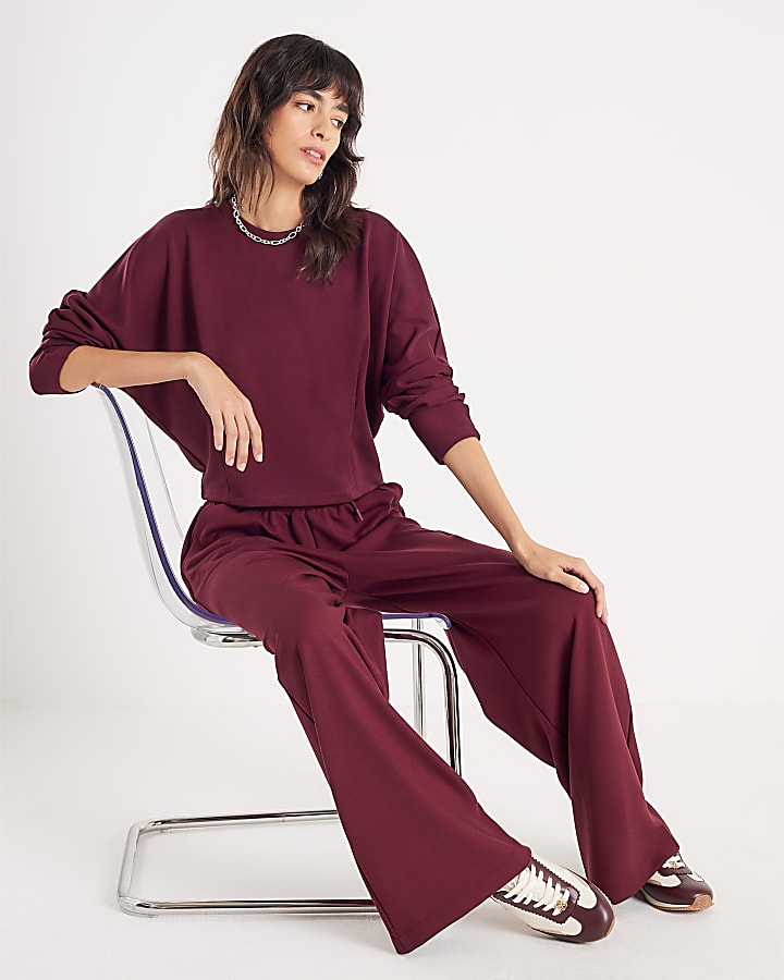 Red Premium Batwing Sweatshirt
