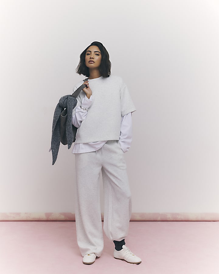 Grey Premium Boxy T-shirt