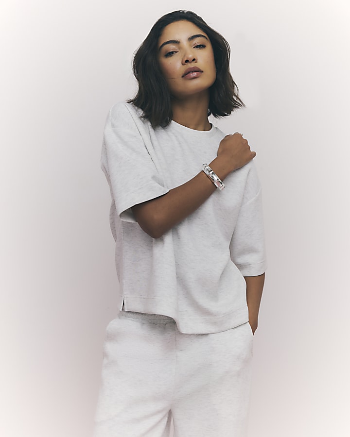 Grey Premium Boxy T-shirt