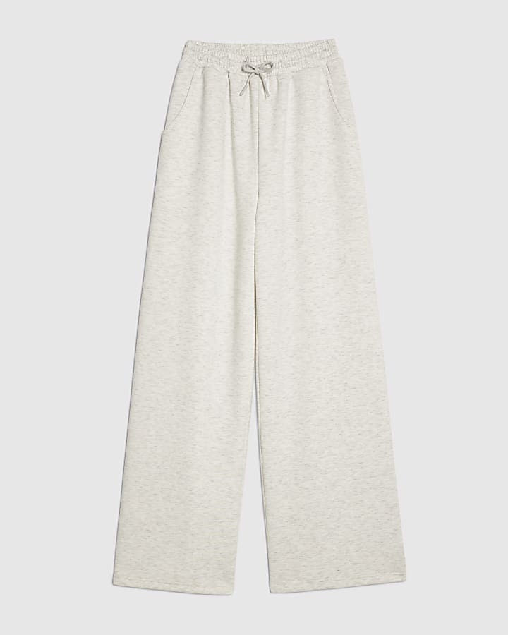 Grey Wide Leg Joggers