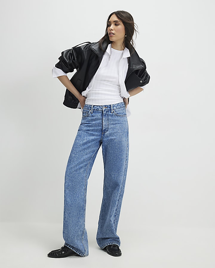 White Sleeveless Wide Ribbed Tank Top