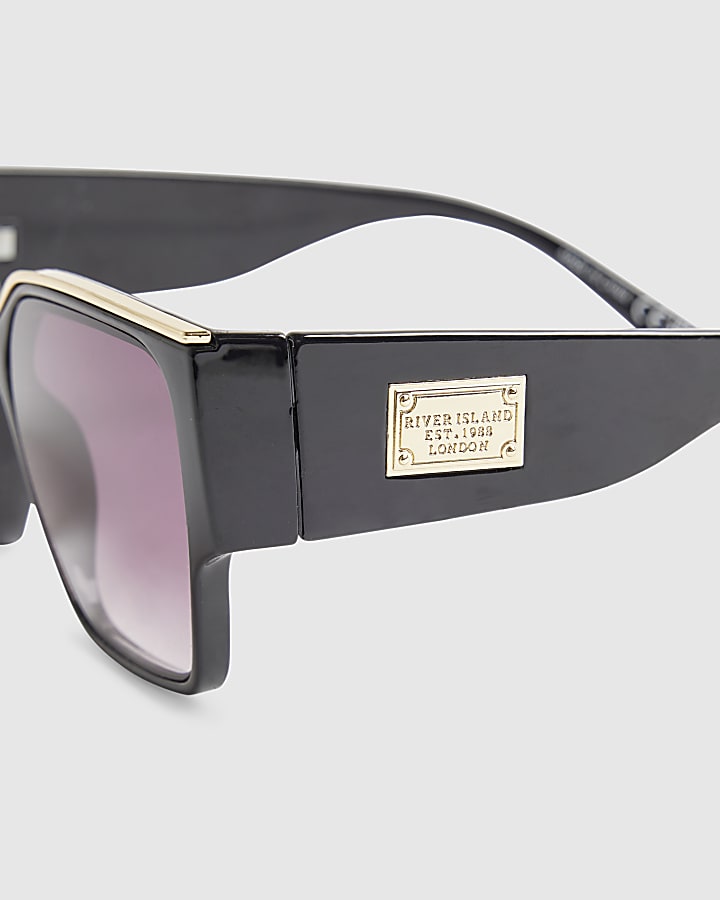 Black Visor Sunglasses