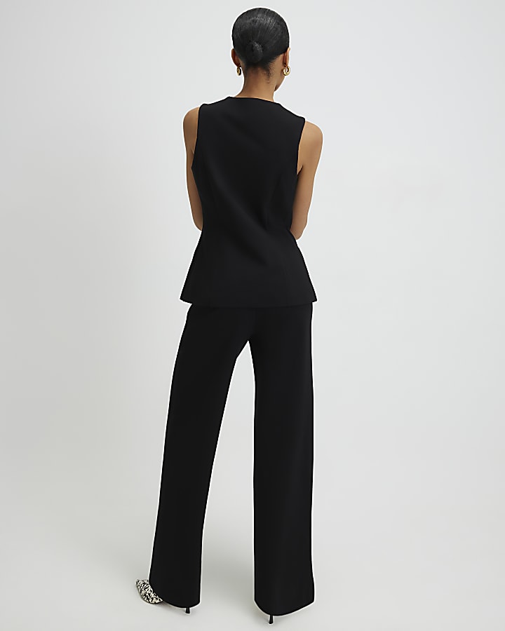 Black Wide Leg Trousers