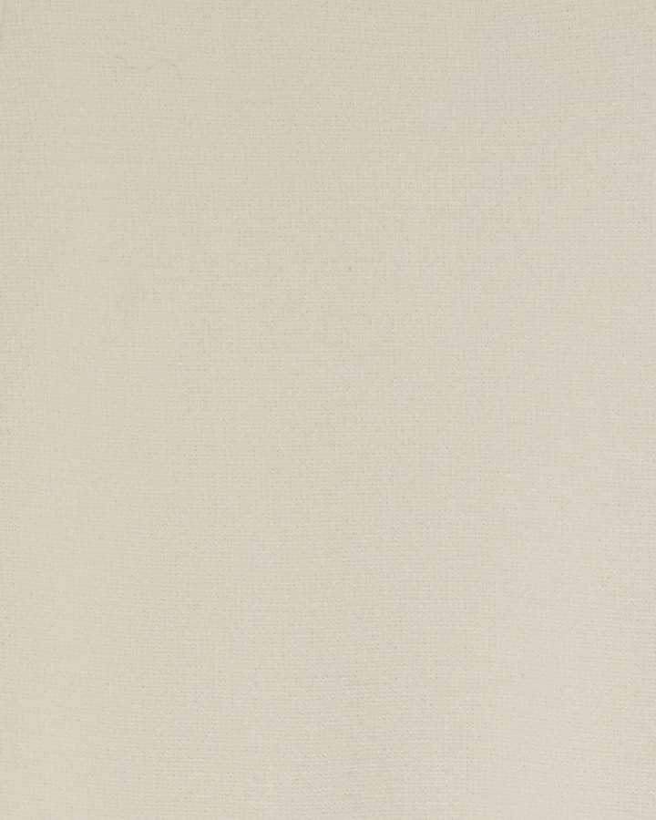 Cream Ponte Wide Leg Trousers