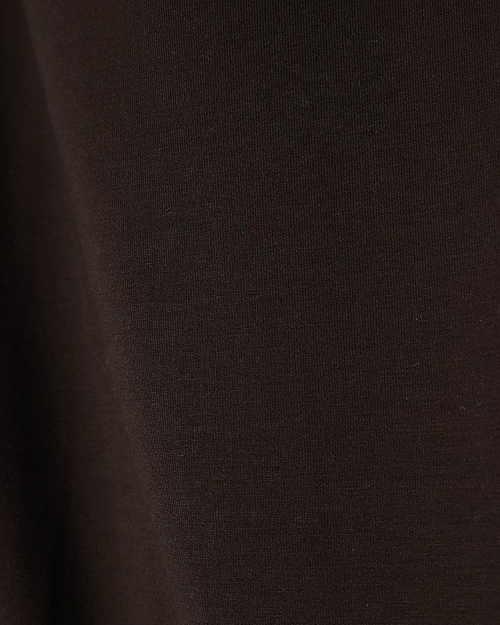 Brown Premium Short Sleeve Oversized T-shirt