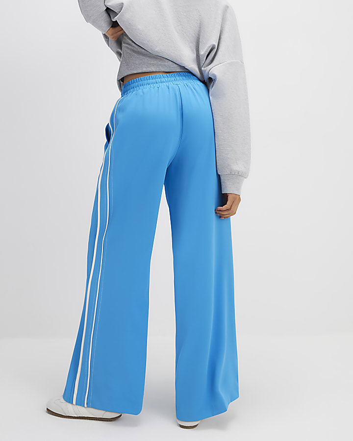 Blue Side Stripe Joggers