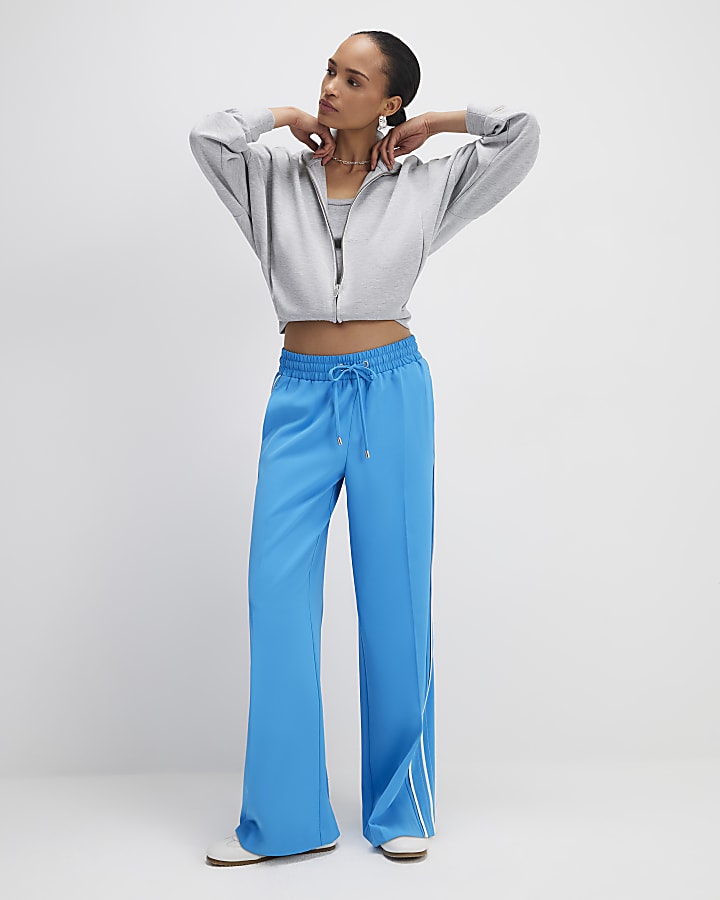 Blue Side Stripe Joggers