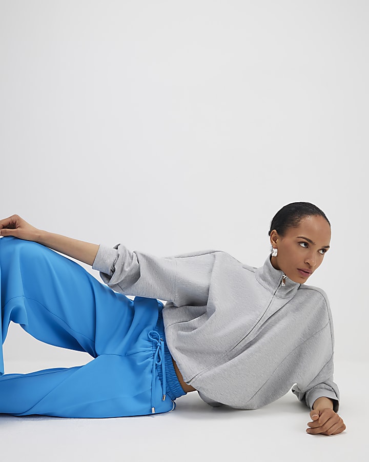 Blue Side Stripe Joggers