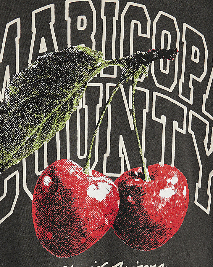 Grey Short Sleeve Arizona Cherry T-shirt