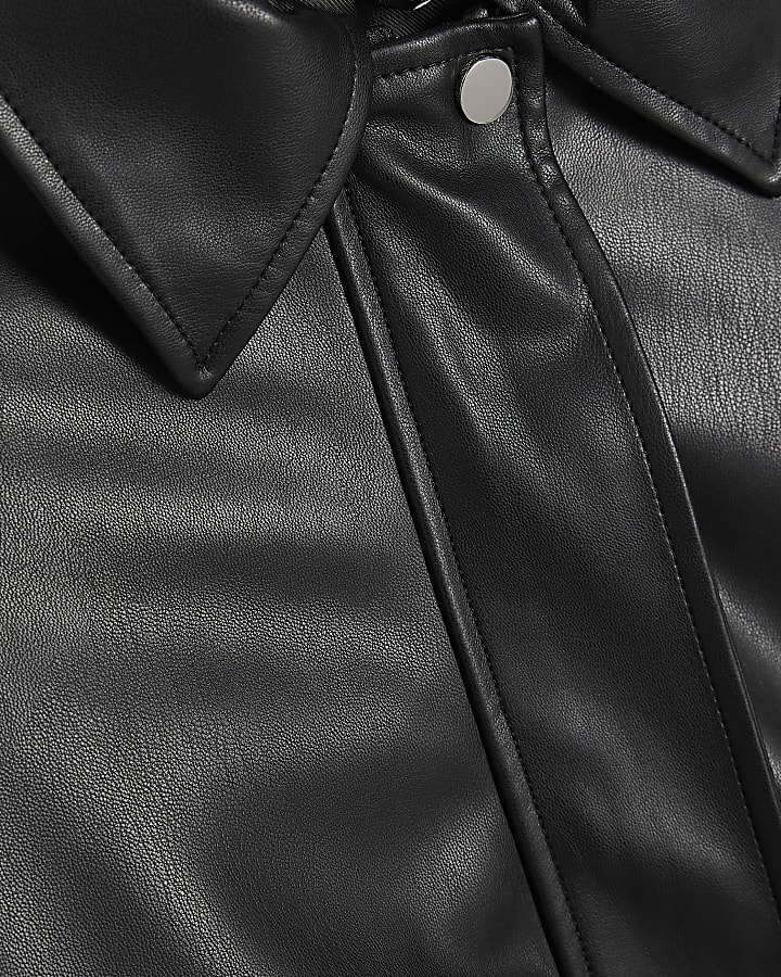 Black Long Sleeve Rose Diamante Sweatshirt