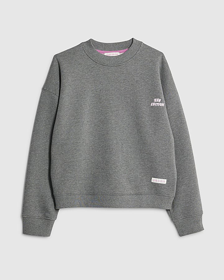 Grey RVR Edition Back Print Sweatshirt