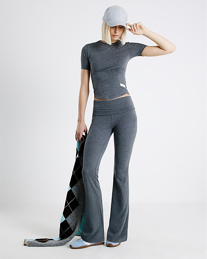 Grey RVR Edition Curved Hem T-Shirt