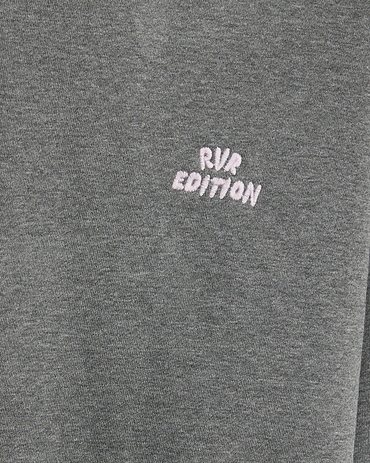 Grey RVR Edition Back Print Hoodie