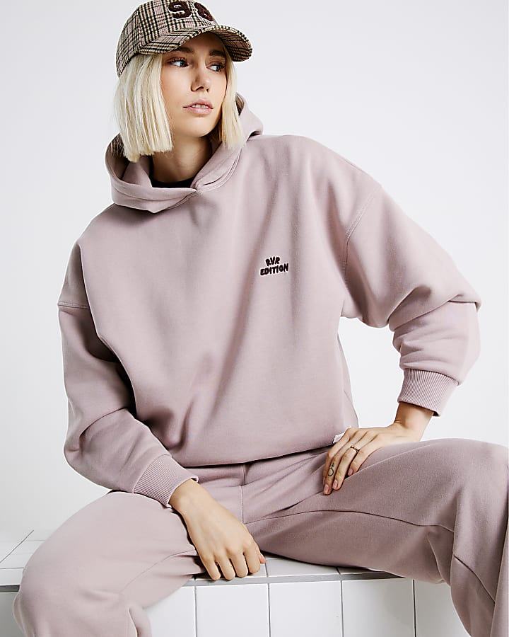 Pink RVR Edition Back Print Hoodie