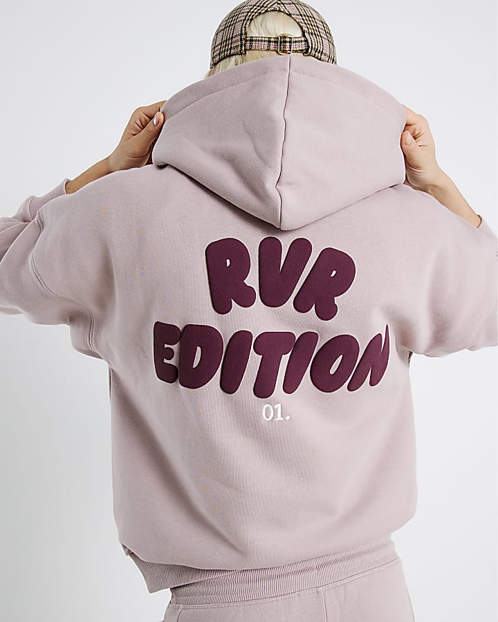 Pink RVR Edition Back Print Hoodie