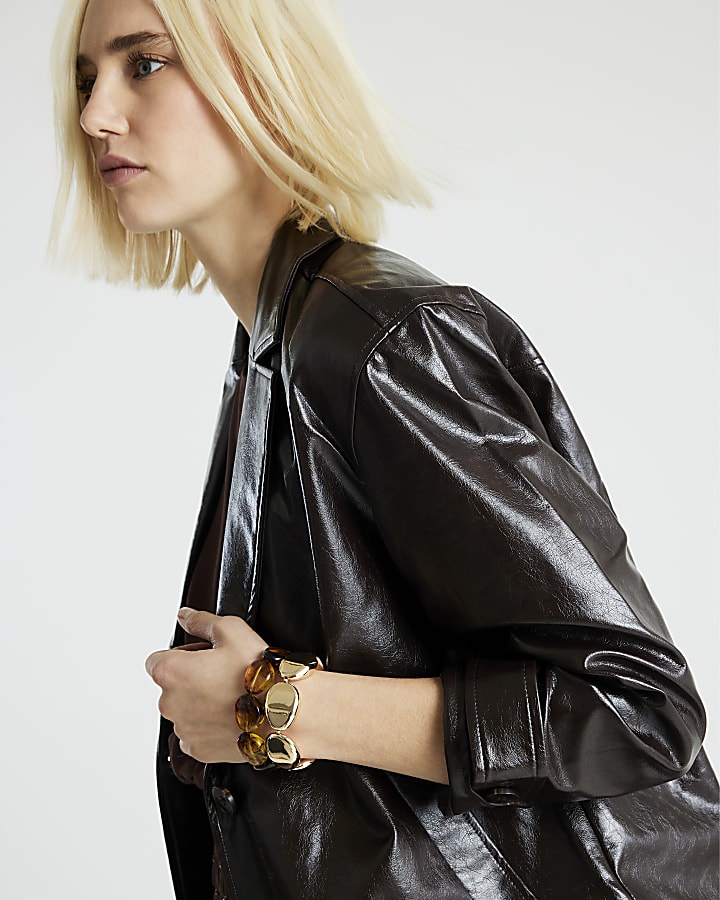 Gold Tort Stretch Bracelet Pack