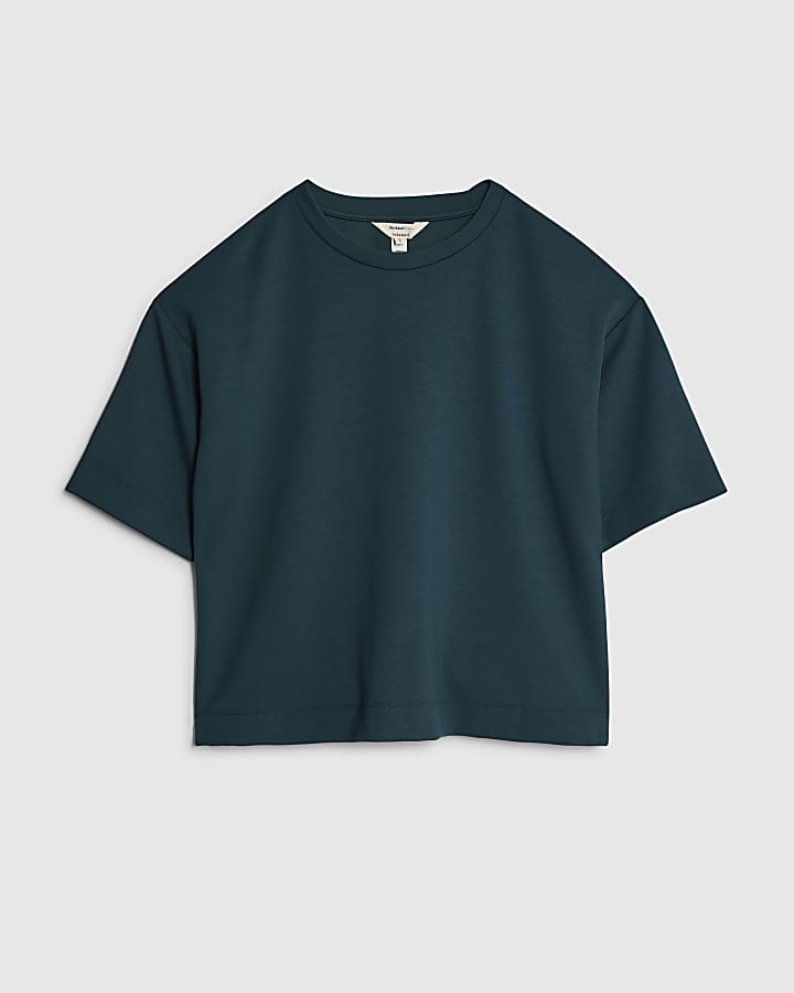 Green Premium Short Sleeve Boxy Fit T-shirt