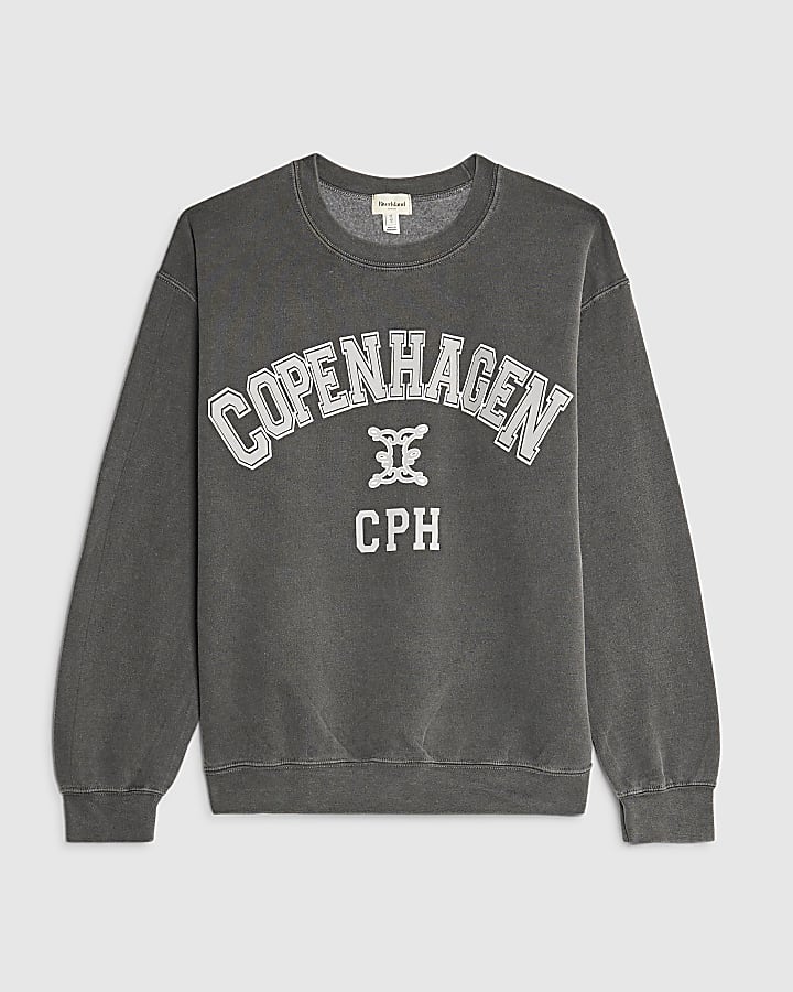 Grey Long Sleeve Copenhagen Sweatshirt