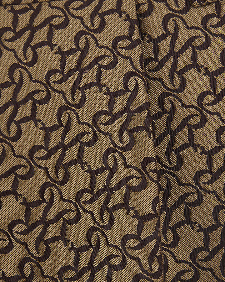 Brown Monogram Shorts