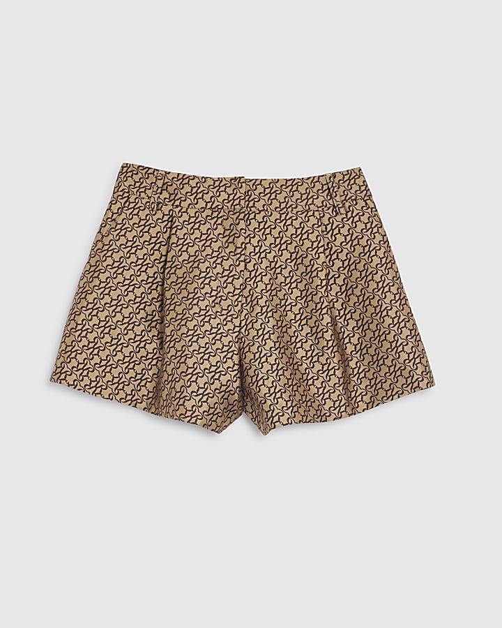 Brown Monogram Shorts