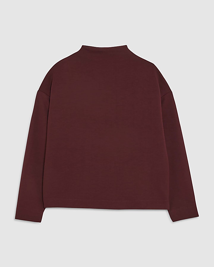 Red Premium Long Sleeve Top