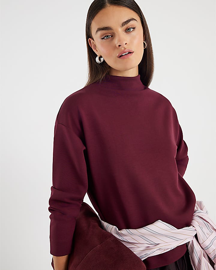 Red Premium Long Sleeve Top