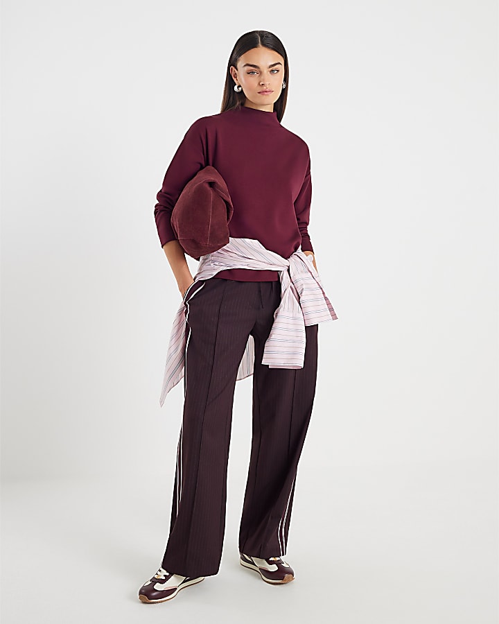 Red Premium Long Sleeve Top