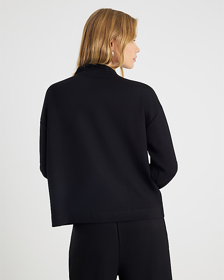 Black Premium Long Sleeve Top