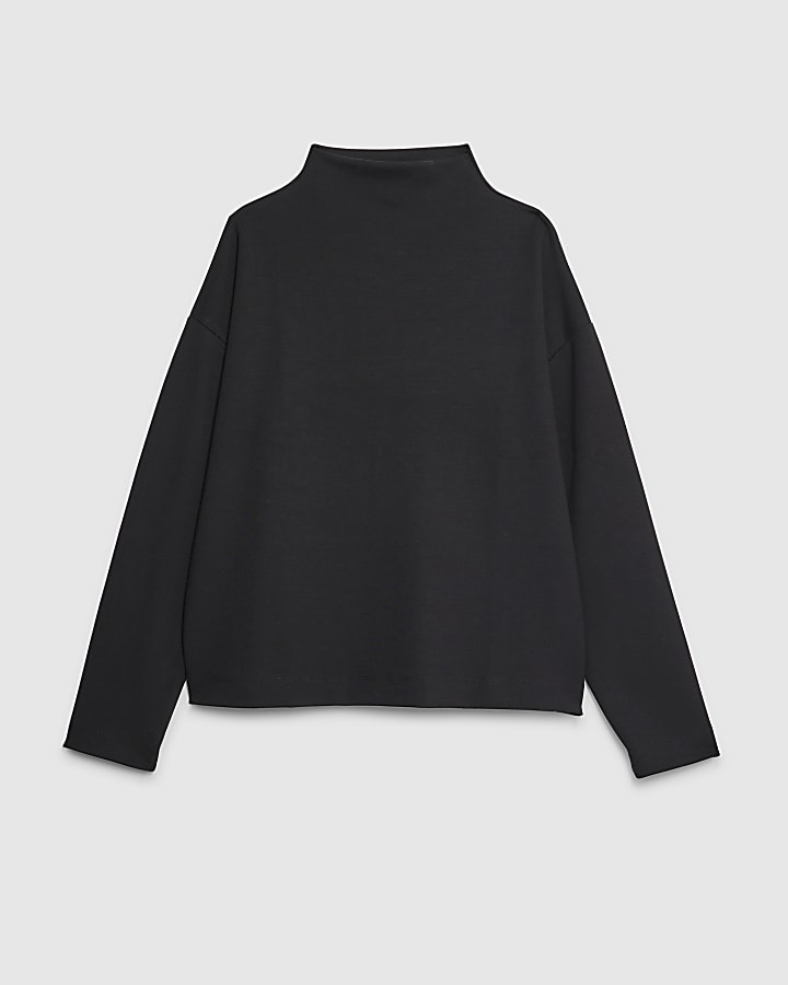 Black Premium Long Sleeve Top