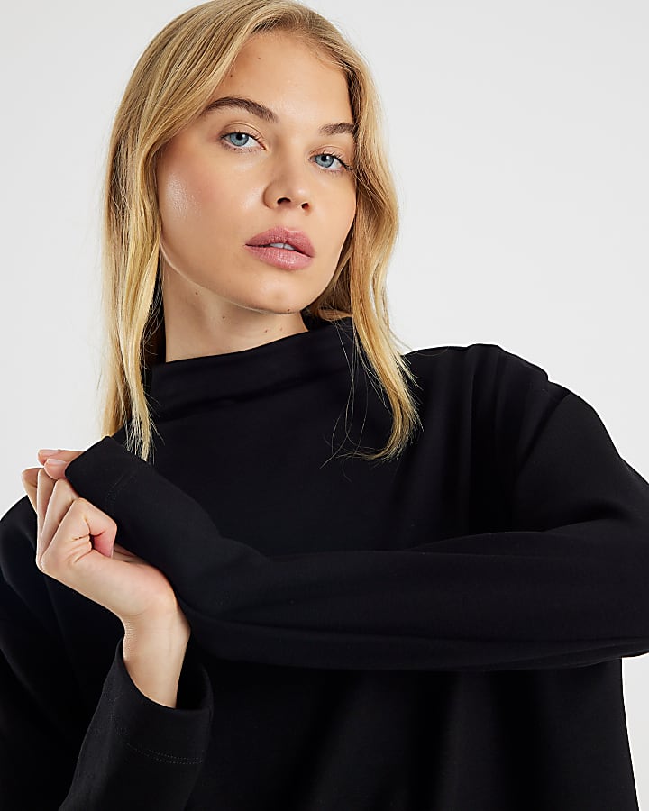 Black Premium Long Sleeve Top