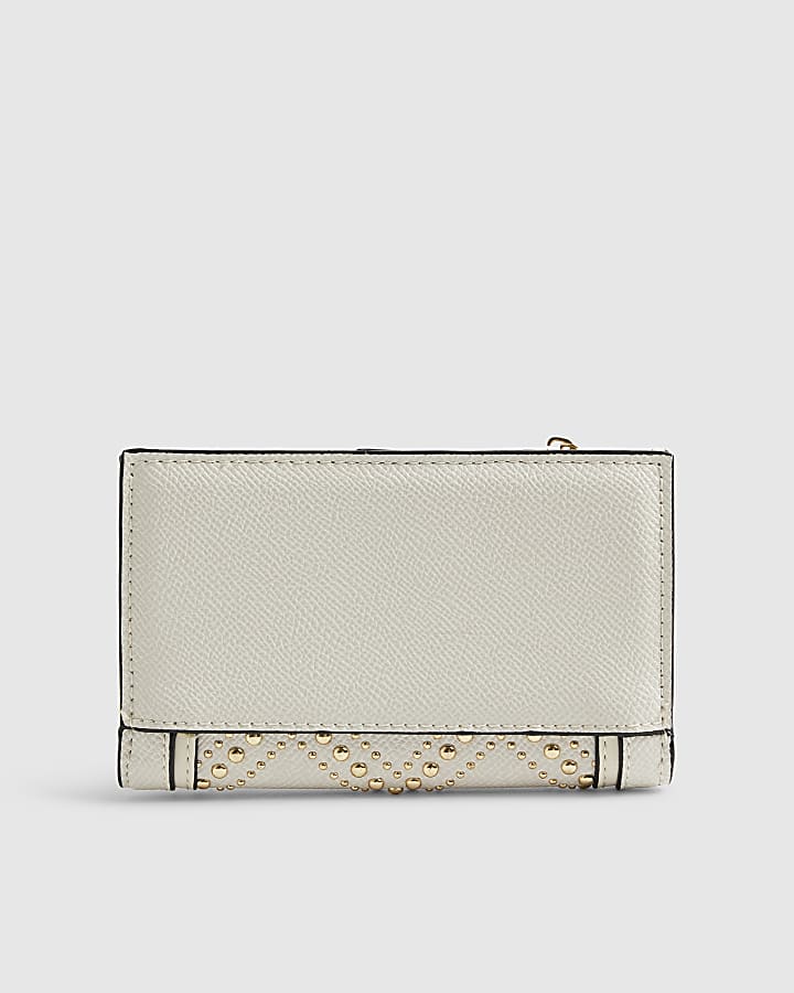 Cream Mini Studded Purse