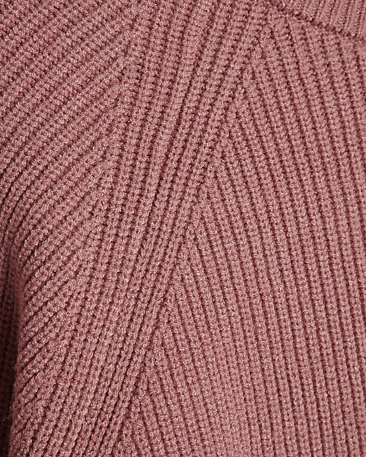 Pink 2 In 1 Jumper Maxi Dress