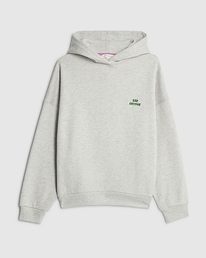 Grey RVR Edition Back Print Hoodie