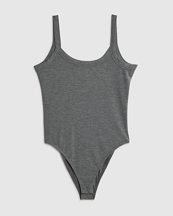 Grey RVR Edition Strappy Bodysuit