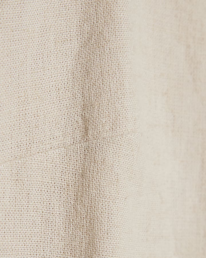 Petite Cream Linen Blend Tank Top