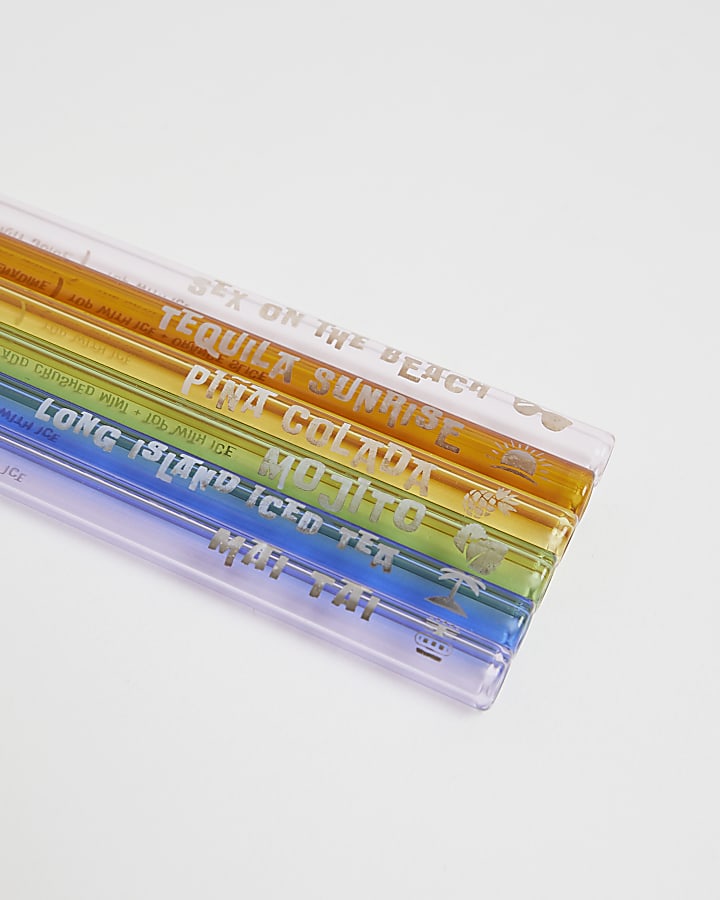 Cocktail Recipe Straws