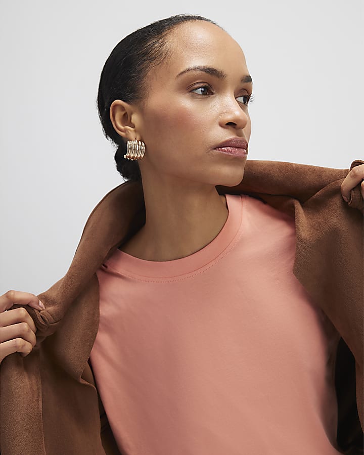 Orange Grown On Sleeve T-Shirt