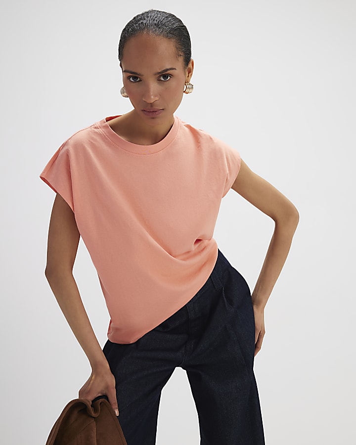 Orange Grown On Sleeve T-Shirt