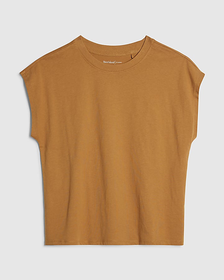 Brown Short Sleeve T-shirt