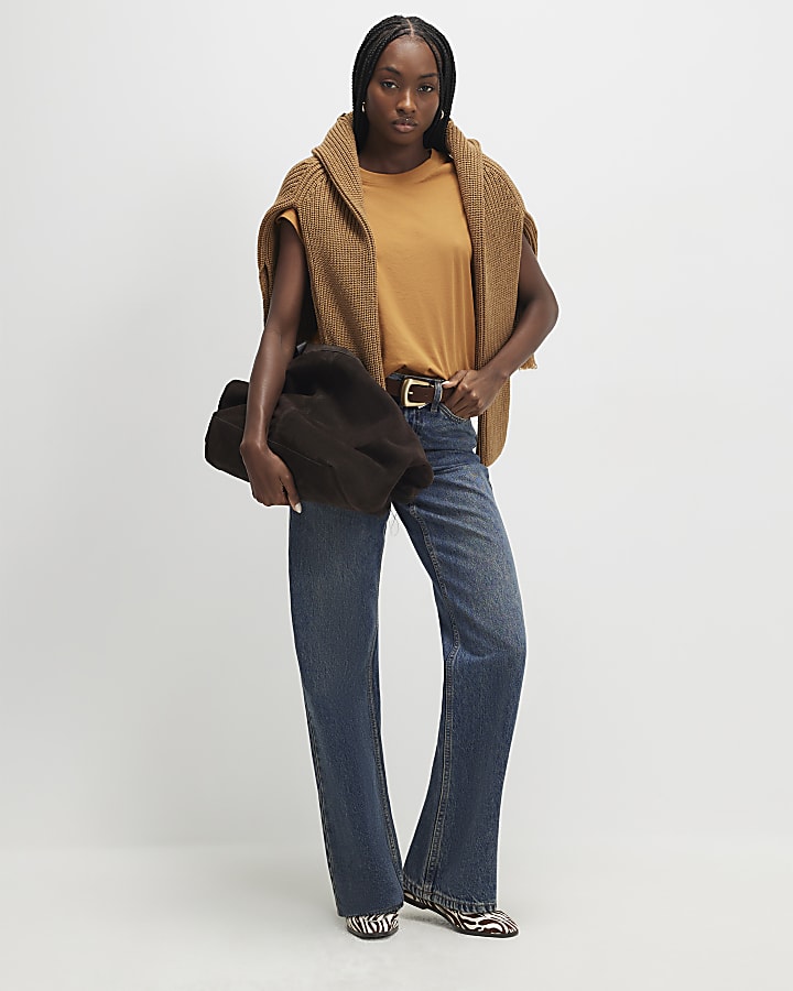 Brown Short Sleeve T-shirt