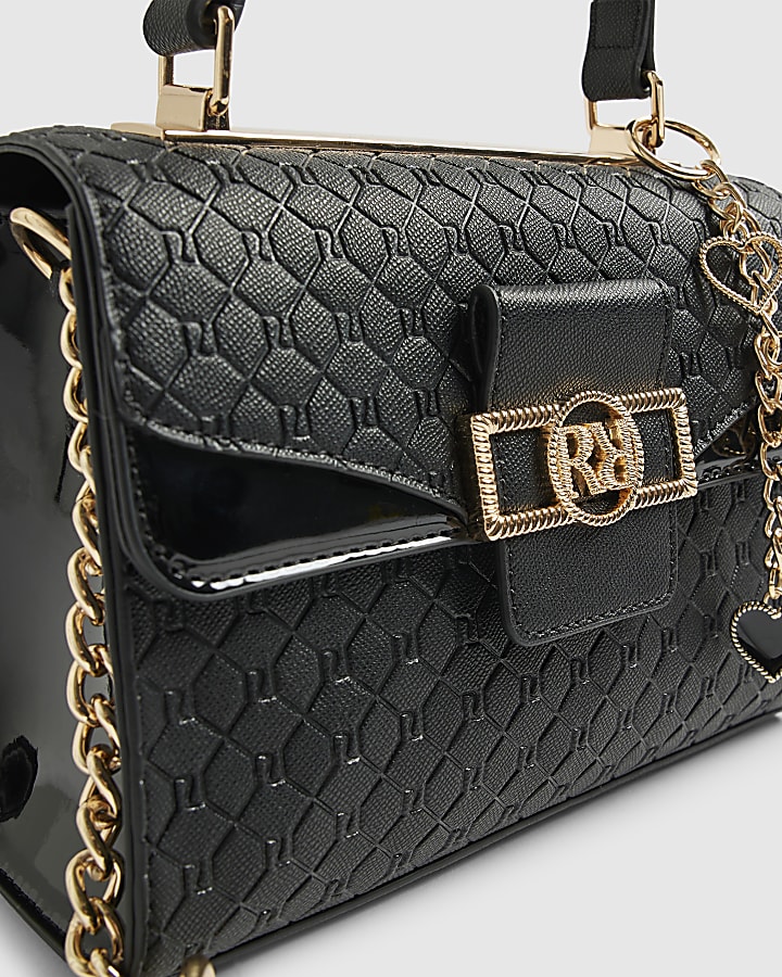 Black Mini Cross Body Tote Bag