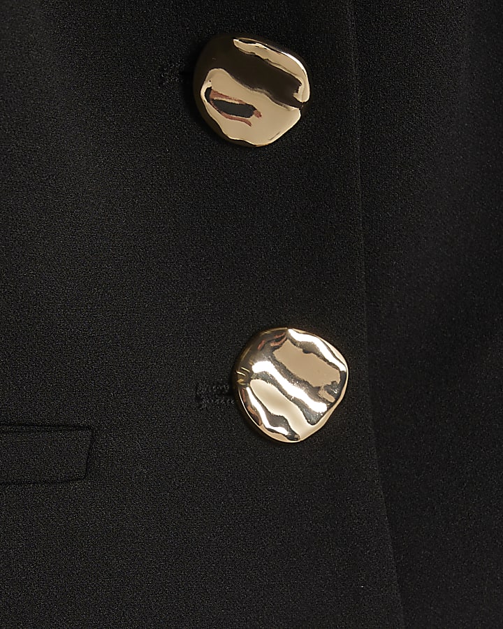 Black Chiffon Sleeve Jacket