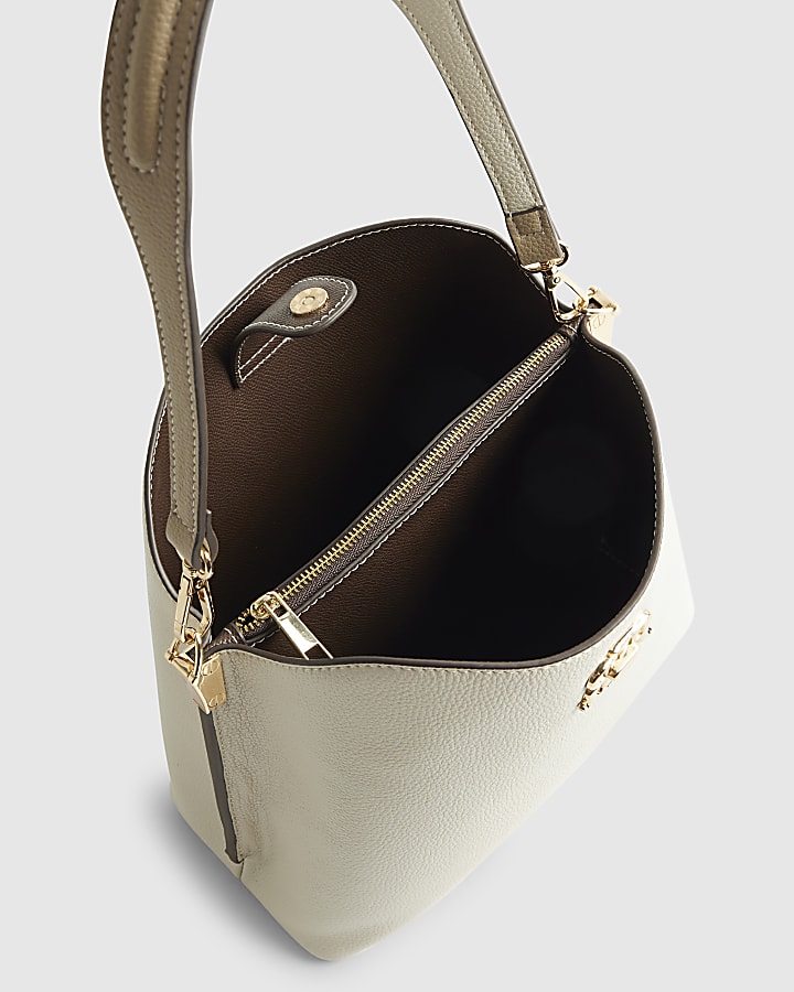 Cream Bucket Bag
