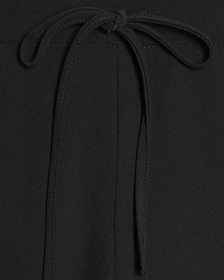 Black Tailored Elasticated Joggers